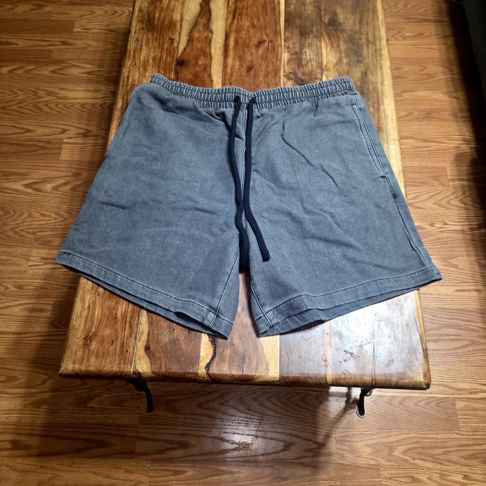 Ananke Men's Black Washed Drawstring Shorts
